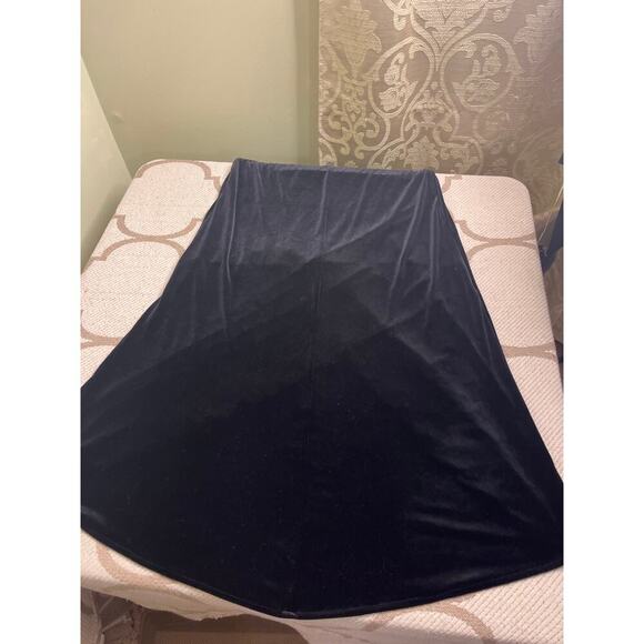 Vintage J.R. Nites by Caliendo velvet high low beaded formal skirt, size 8 - Picture 13 of 13